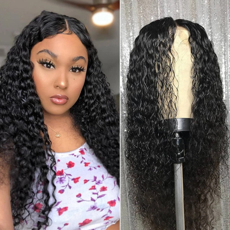 Heat Resistant Synthetic Fiber Long Curly Full Wig With Natural Look
